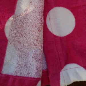 Personalisierte Spa-Handtücher mit Polka-Dot-Muster für Damen – Frottee-Baumwoll-Überwurf für Damen Bild 14