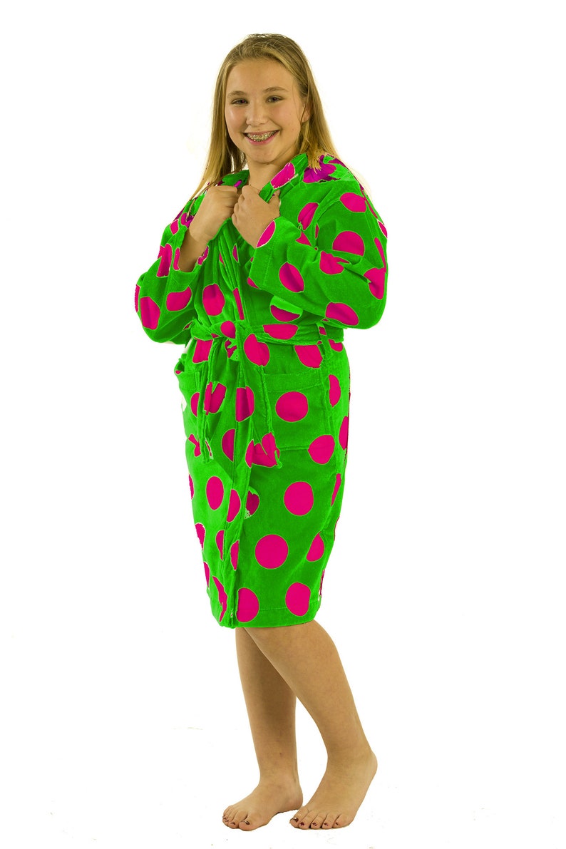 Personalized 100 Cotton Hooded Robe for Teenager and Petite Etsy