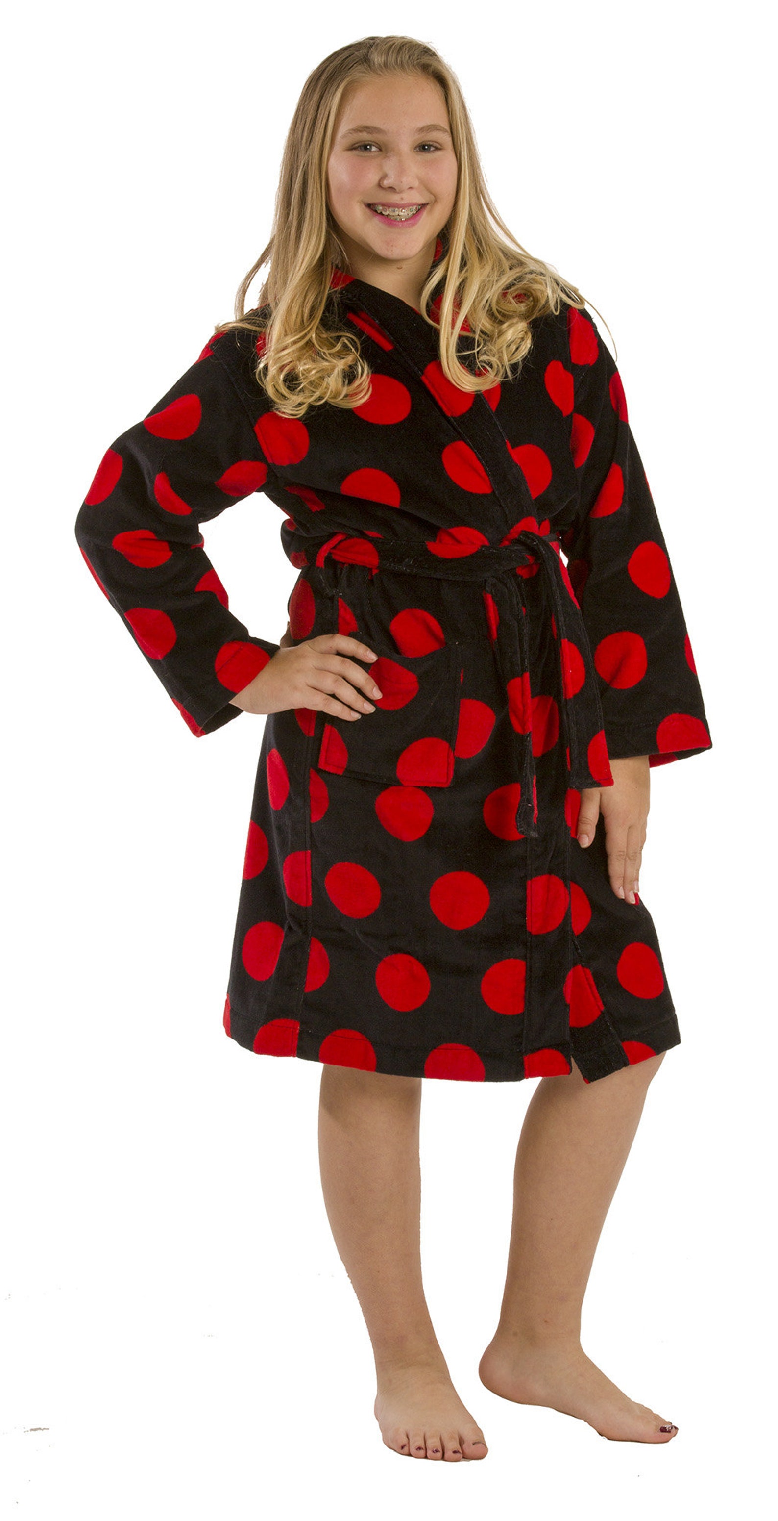 Personalized 100 Cotton Hooded Robe for Teenager and Petite Etsy