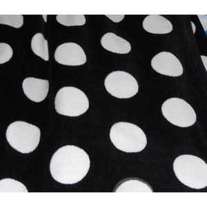 Personalisierte Spa-Handtücher mit Polka-Dot-Muster für Damen – Frottee-Baumwoll-Überwurf für Damen Bild 13