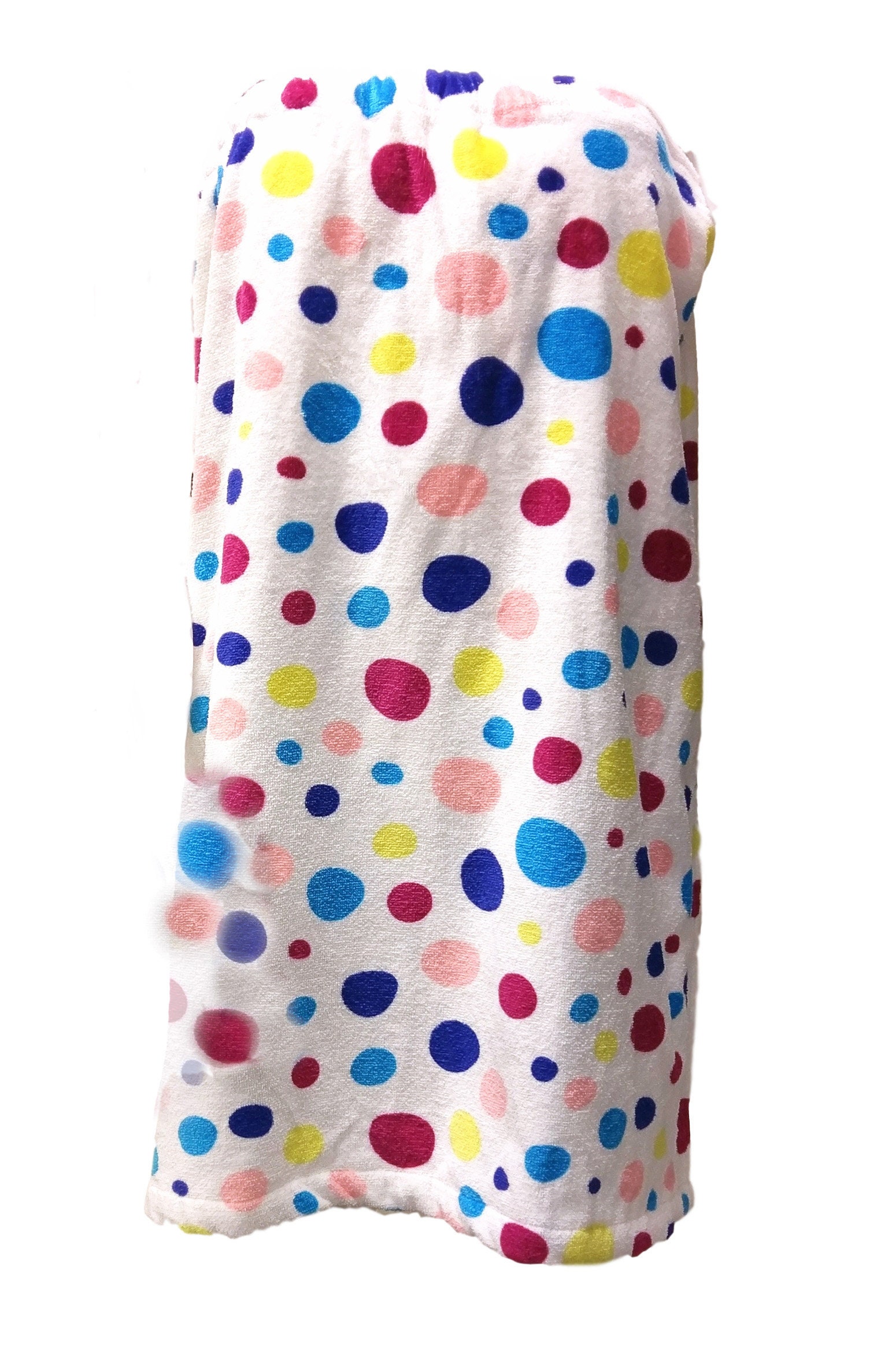 Personalized Polka Dot Womens Spa Wrap Towels Terry Cotton - Etsy