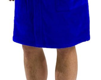 Personalized Men's Spa Wrap Towels - Terry Cotton Blended Spa Wrap for Shower, Gym, Swimming Pool, Beach and Travel