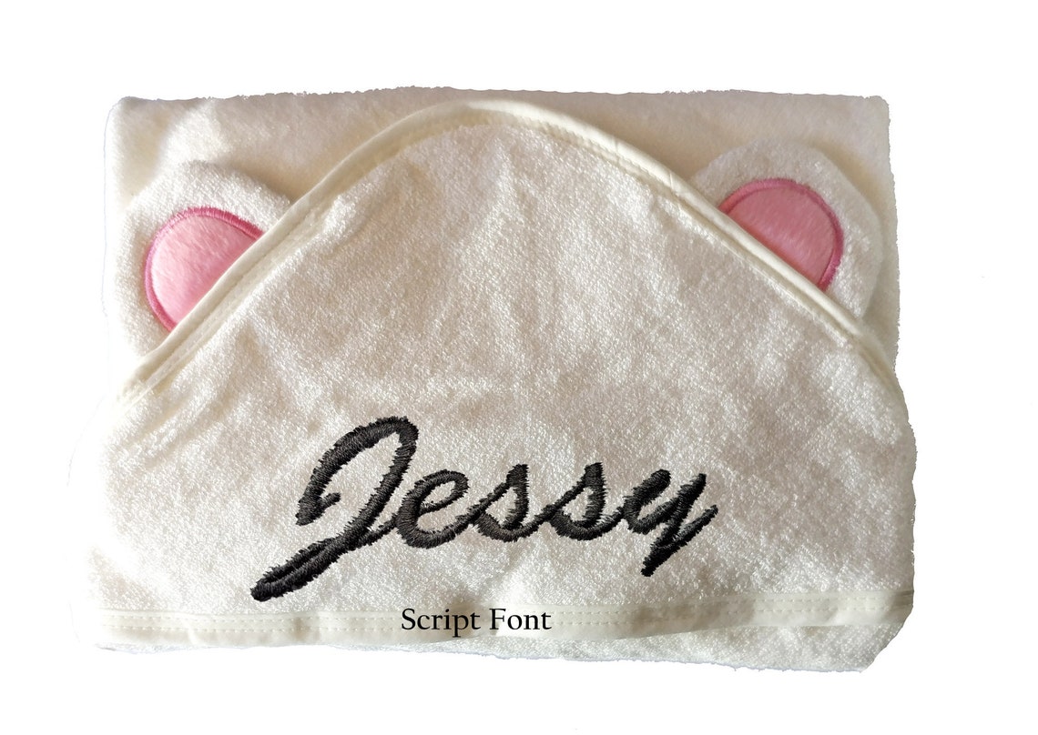 Personalized Hooded Towels for Babies 100 Organic Bamboo Etsy