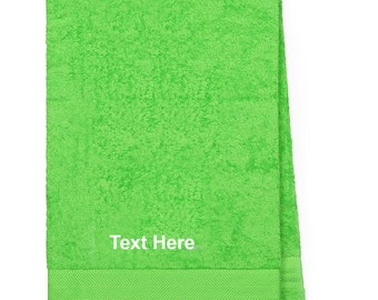 Custom Personalized Extra Large Bath Sheet Towels - 100% Cotton Towels, Embroidered Bath Towels, Monogrammed Towels