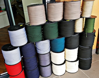 6mm Polyester Crochet Rope: Macrame Cord, DIY Yarn - 16 Rolls