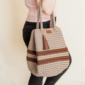 Crochet Handbag &quot;Dew Drop&quot; / Exclusive Handbag / Shopping Bag / Beach Bag / Large Bag / Crochet Market Bag / Crochet Shoulder Bag /  Top Bag