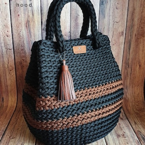 Crochet Handbag &quot;Dew Drop&quot; / Exclusive Handmade Handbag / Shopping Bag / Beach Bag / Large Bag / Crochet Market Bag / Crochet Shoulder Bag