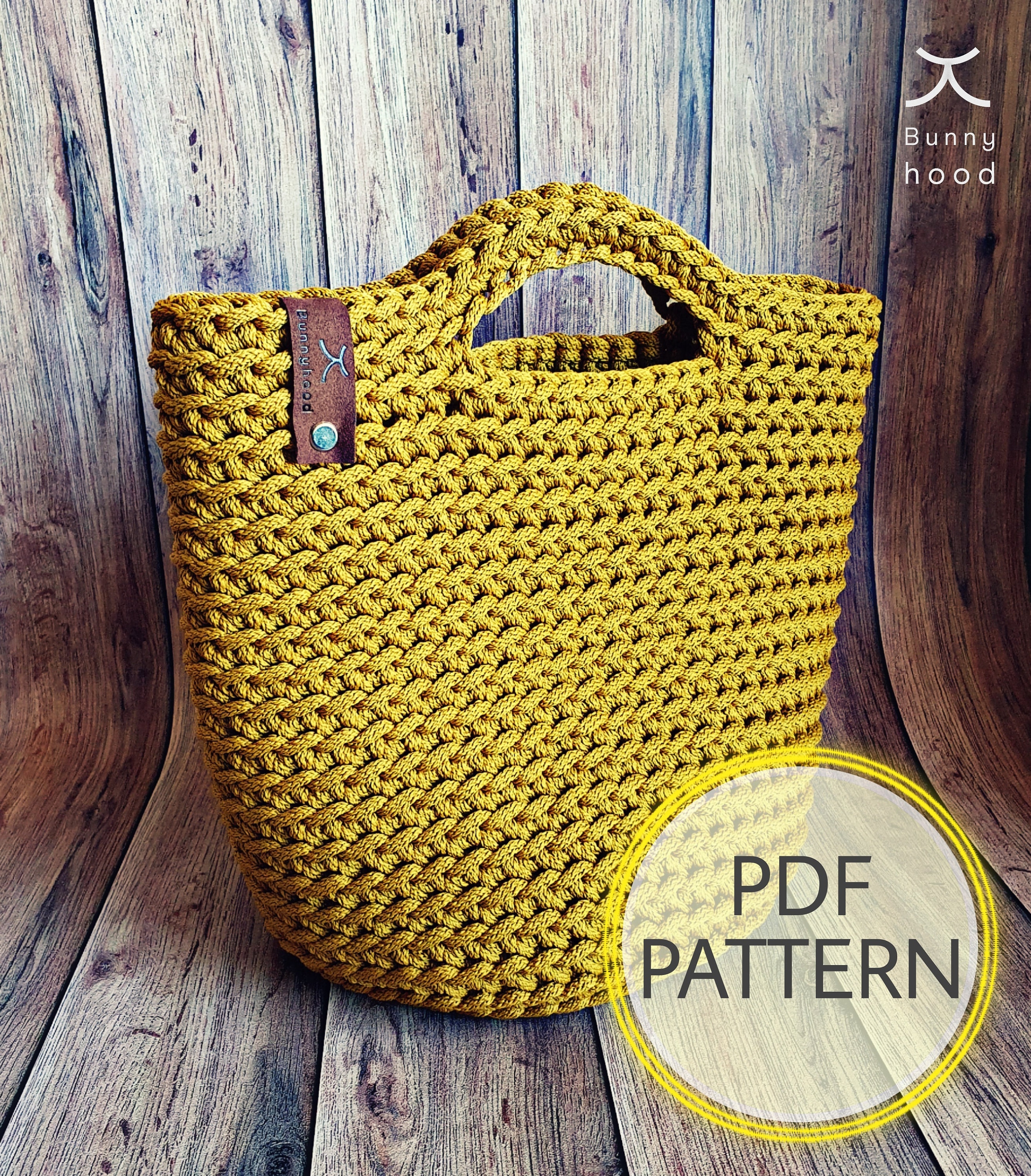 Crochet Origami Tote Bag - Free Pattern + Tutorial » Make & Do Crew