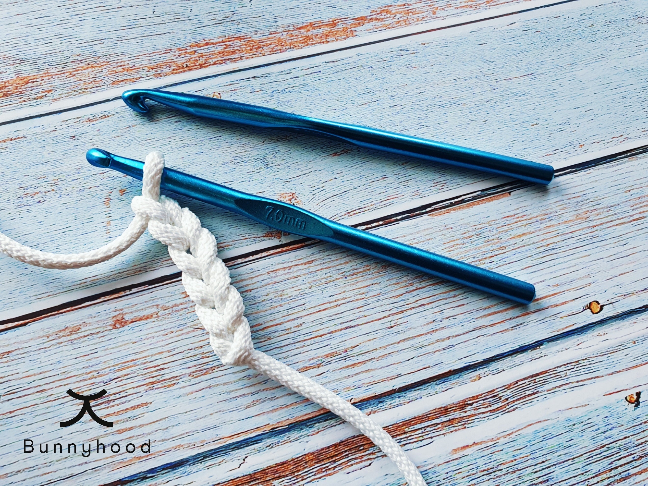 7mm Blue Crochet Hook for 5-6mm Rope - Etsy