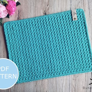 PDF Crochet Pattern, Tutorial (Full Video Link) : Rectangular Tablemat (Mesh stitch) / DIY Project / Crochet tablemat / Home décor DIY