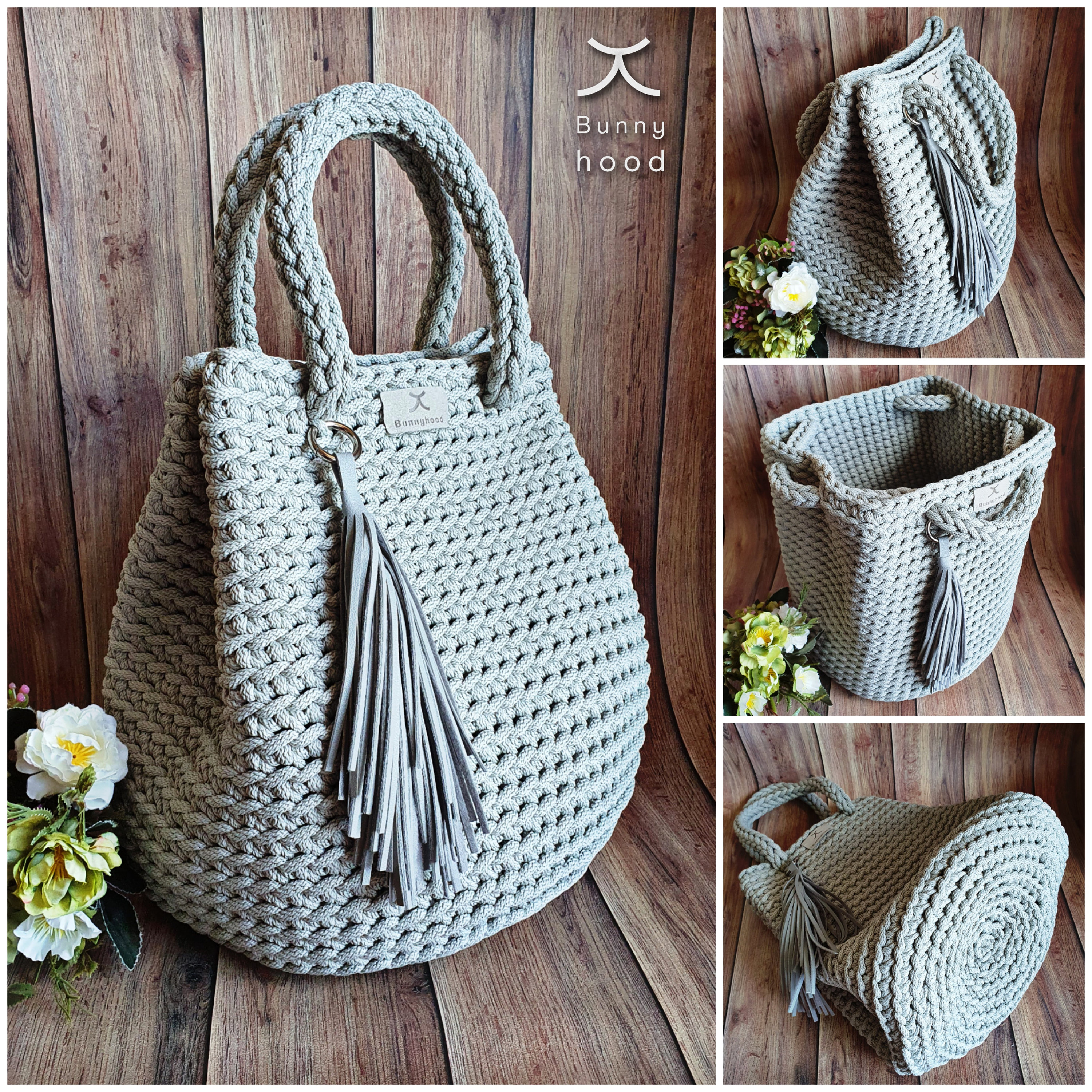 Crochet Handbag dew Drop limited Edition Tassel - Etsy UK