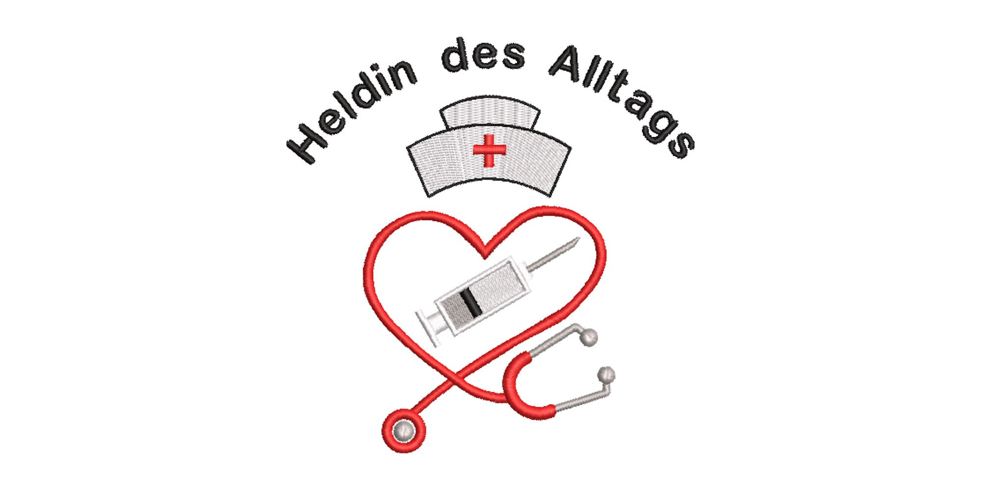 Embroidery File Everyday Heroine 10x10 and 13x18 Frame Nurse Carer Nurse  Nurse - Etsy, image size:2000x1000