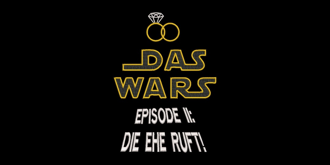 Stickdatei Das WARS Die Ehe ruft Spruch 13x18 Rahmen Kissen Etsy.de