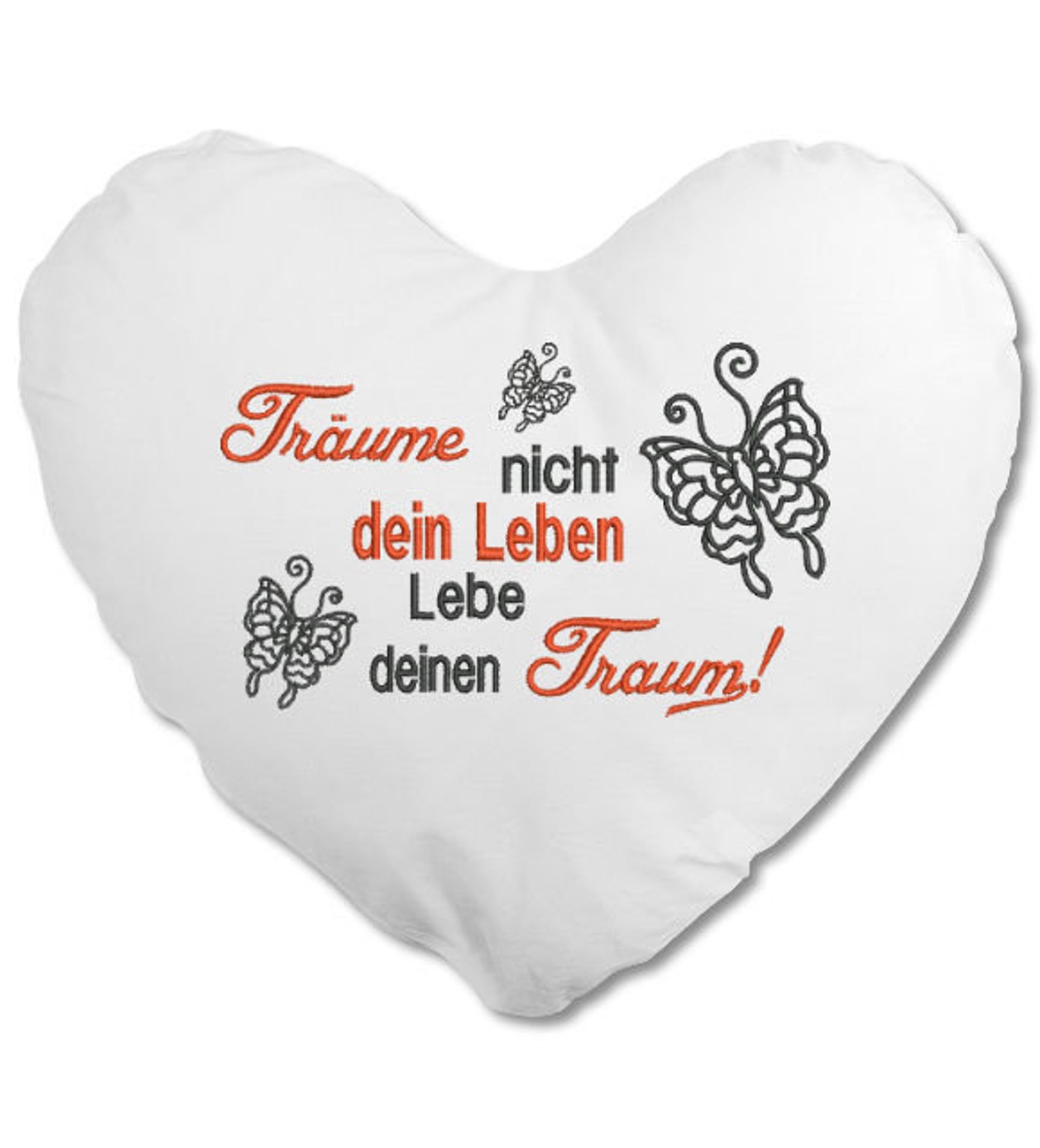 Stickdatei Träume nicht dein Leben lebe deinen Traum 13x18 Etsy.de