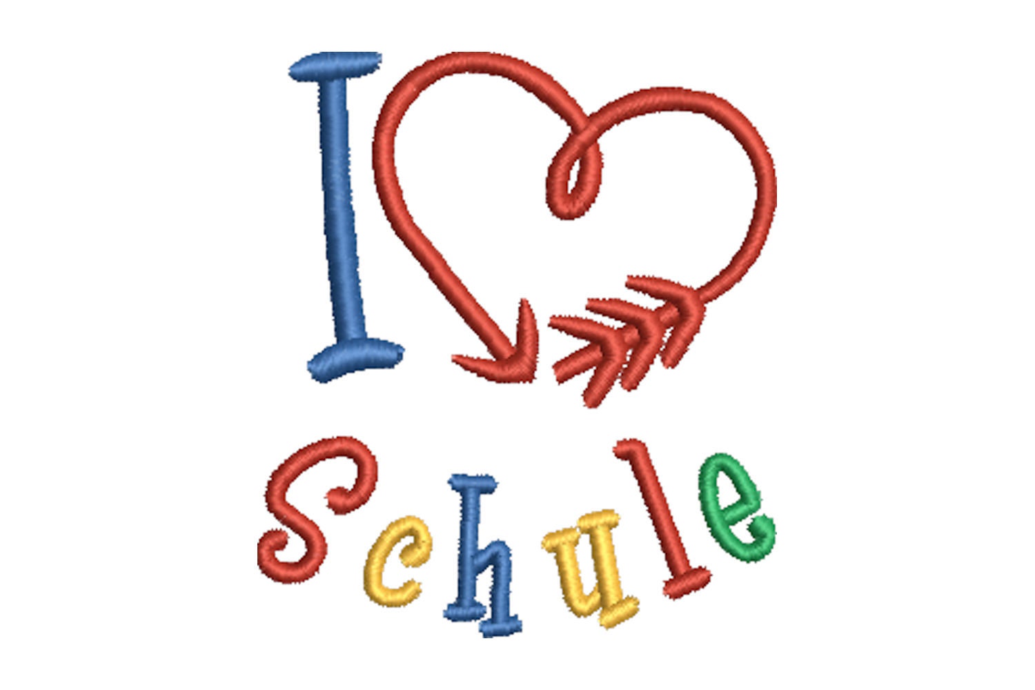 Embroidery file Kindergarten Mir it is enough school beginning 10x10 frame school school child student first-graders