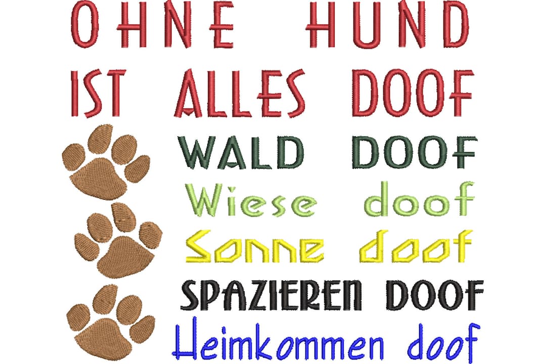 Ohne Hund Ist Alles Doof