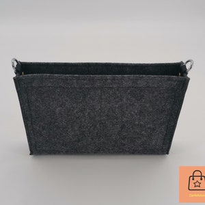 Organizer for Pochette Voyage mm insert, Pochette Voyage mm organizer, pouch insert organizer Medium gray（No.05）