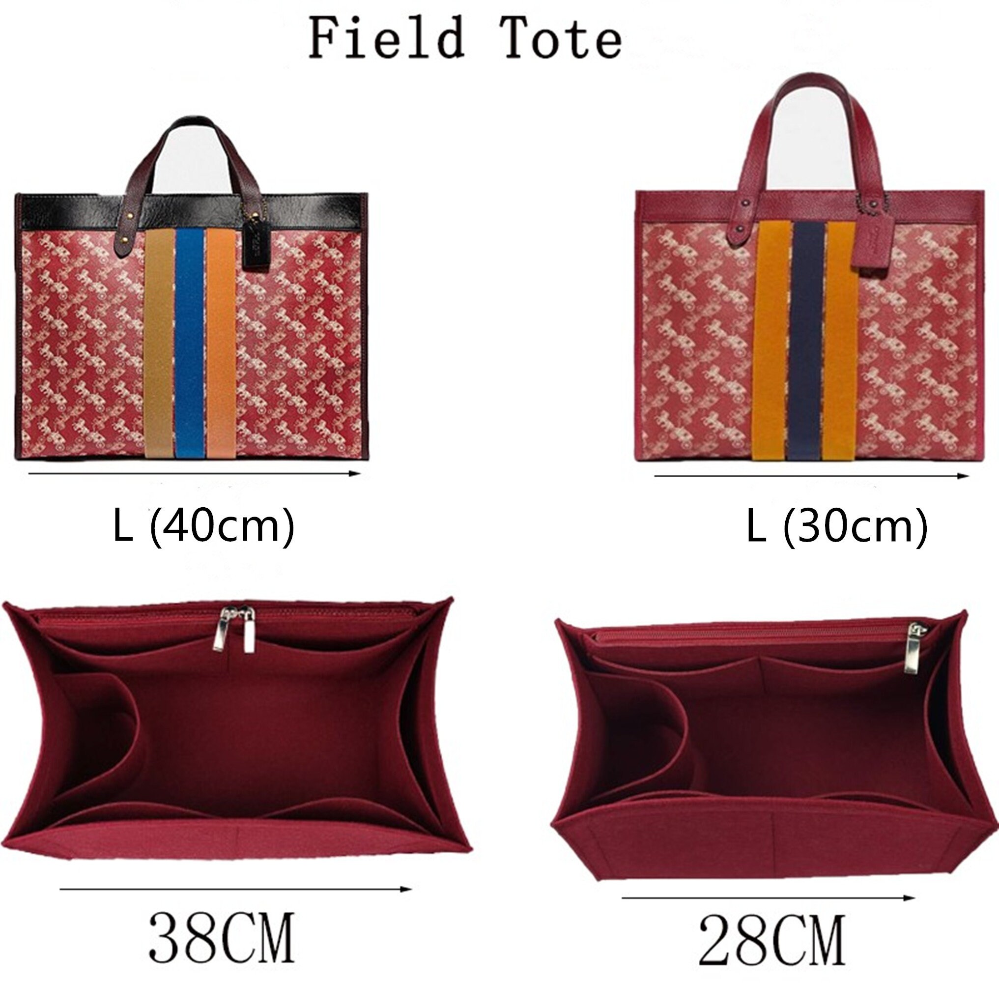 COA.CH Field Tote Insert Bag for Coa.ch Etsy