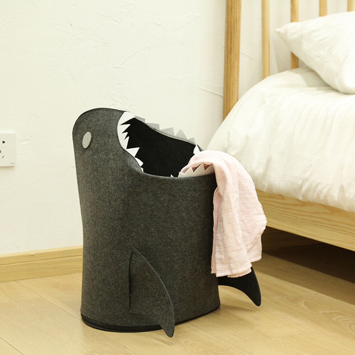 Free Shipping Foldable Shark Shape Storage Basket Children Etsy