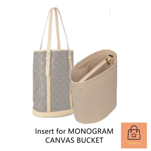 Inserto para Monogram Canvas Bucket PM, Monogram Canvas Bucket GM inserto, Monogram Canvas Bucket PM organizador