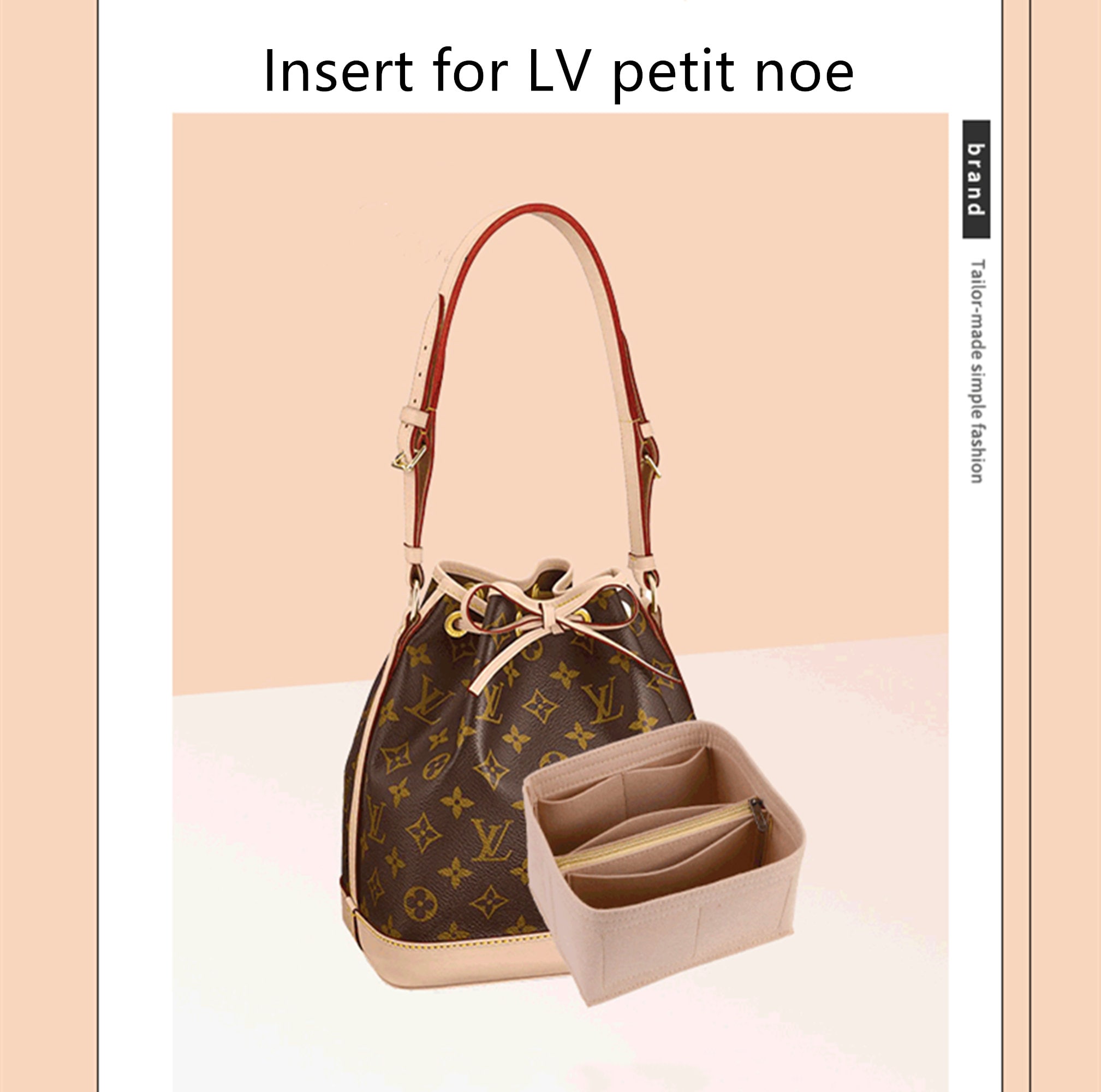 Louis Vuitton Black NanoGram Embossed Leather NoeNoe BB Bag