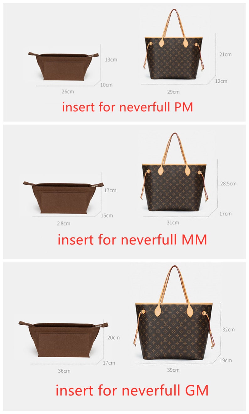Neverfull Insert Organizer Organizer-Tasche für Neverfull-Tasche, Bag in Bag, Insert Organizer Bild 6