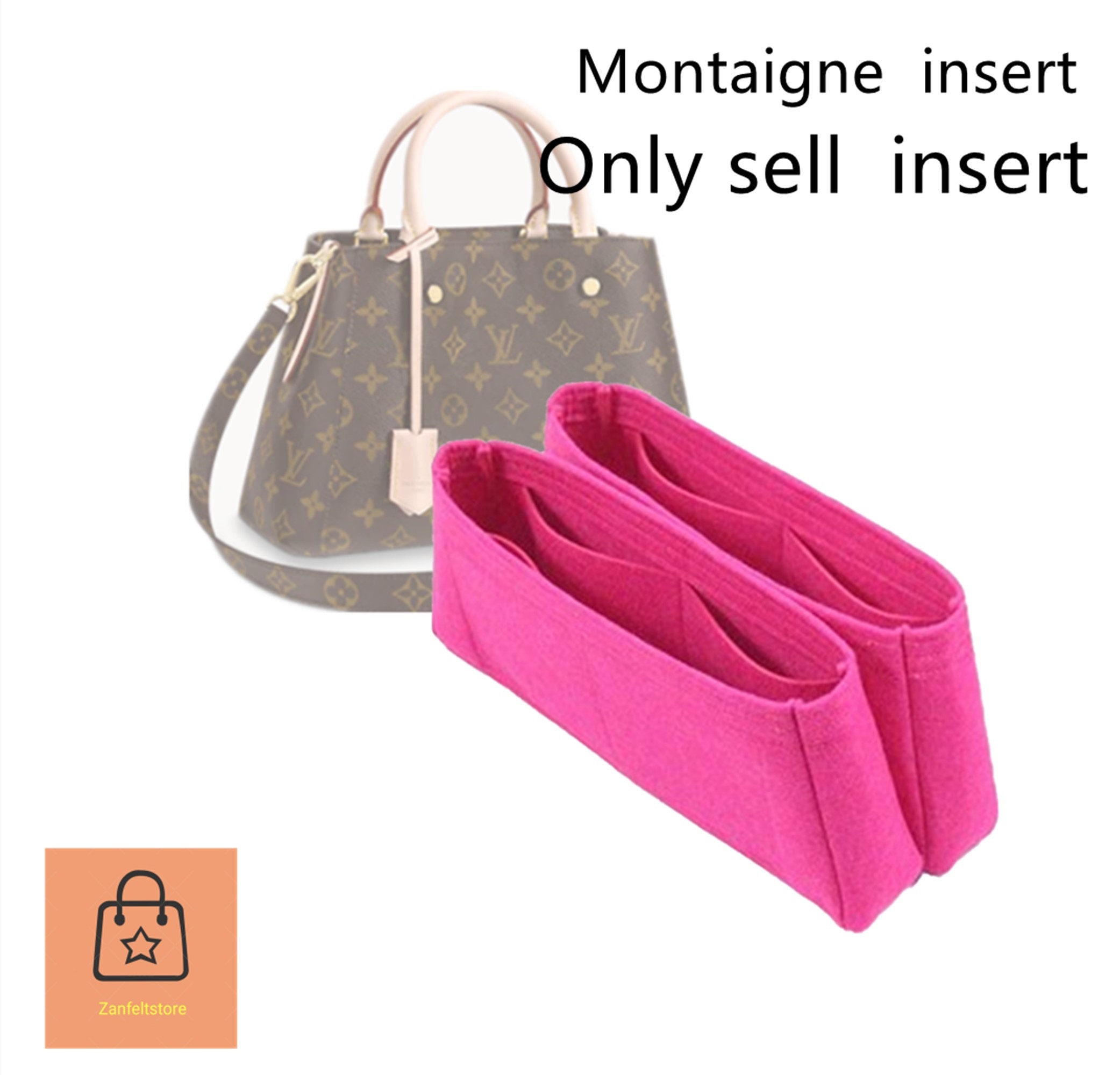 Bag Organizer for Louis Vuitton Montaigne BB Bag (Set of 2)