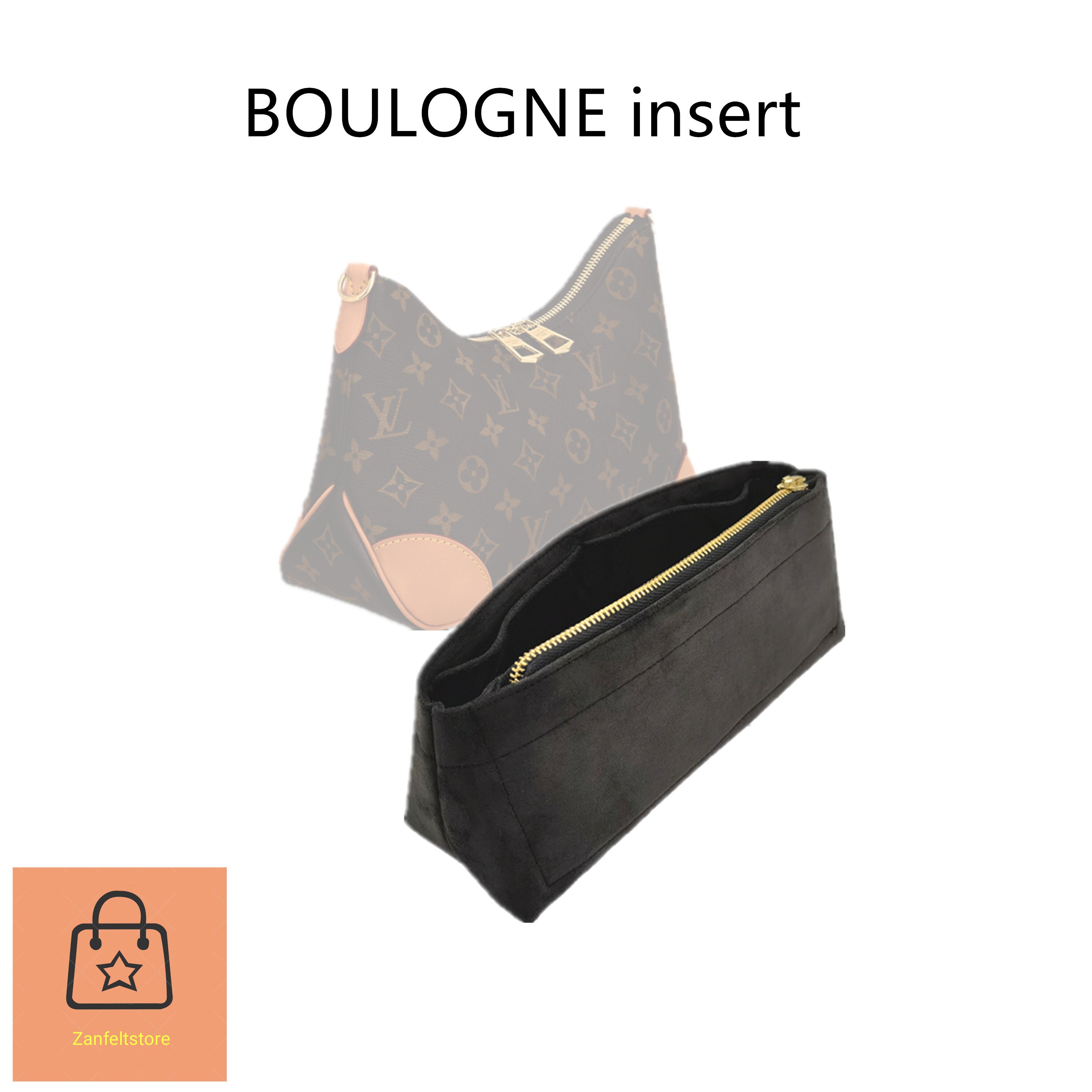 Soft andLight】Bag Organizer Insert For L V Boulogne Organiser