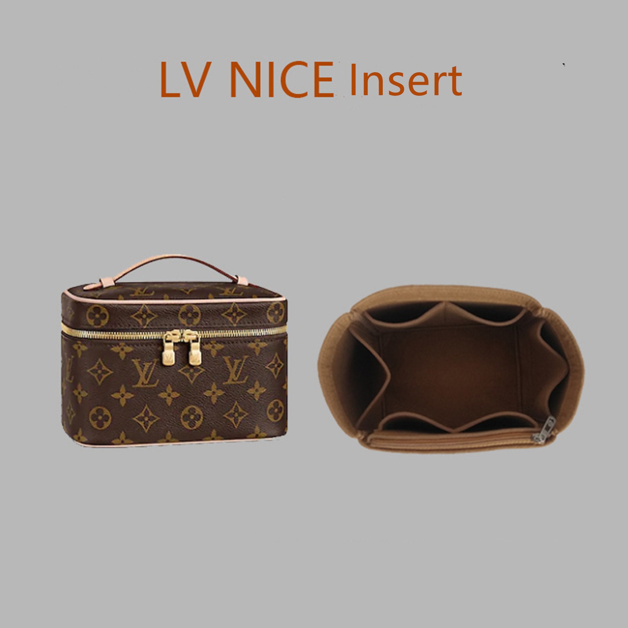 Bag and Purse Organizer with Singular Style for Louis Vuitton Nice, Nice  Vanity and Nice BB