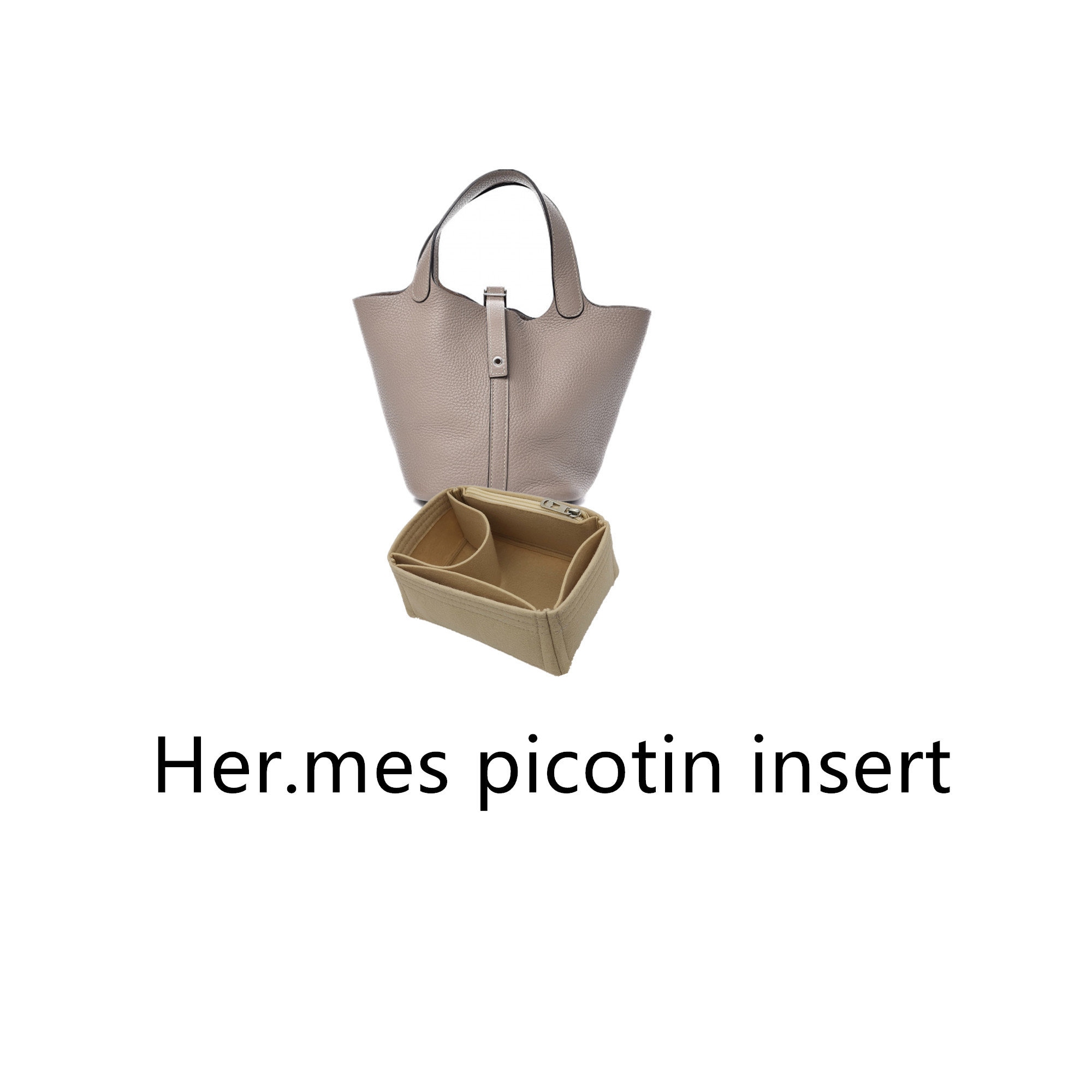 Bag and Purse Organizer with Singular Style for Hermes Picotin Models