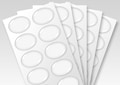 100 Pcs. Oval Epoxy Stickers, 10x14mm, 12x16mm, 13x18mm, 18x25mm, 20x30mm, 30x40mm, 30x50mm, 40x50mm, Traansparent Oval Resin Domes product logo