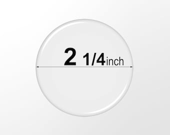 2 1/4 inch - (57.1mm) Epoxy Stickers, 2.25&quot;, 2 1/4&quot; Clear Round Self Adhesive Circle Resin Domes, Dots, Seal, Buble, Glaze Drops,