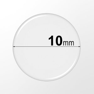 Autocollants Epoxy transparents de 10 mm, dômes autoadhésifs ronds transparents, points de résine circulaire