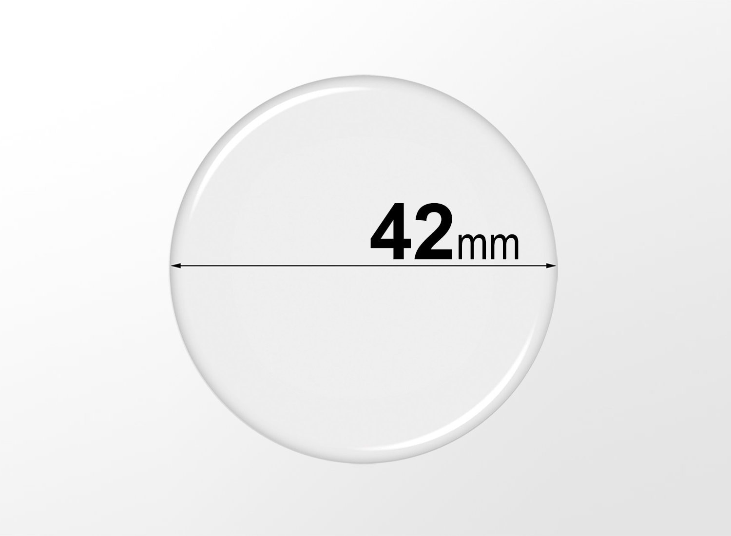 42mm Epoxy Stickers, Clear Round Self Adhesive, Transparent Circle ...