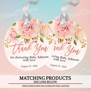 Girl baby shower party favors