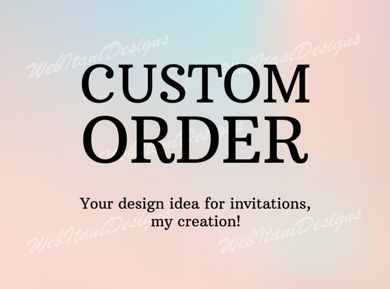 order custom invitations