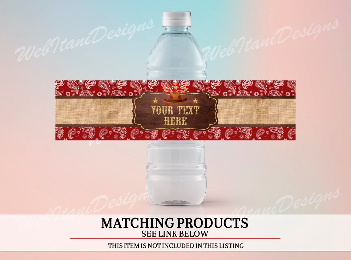 Western Goodie Bags Cowboy Party Favors Snack Bags Etsy