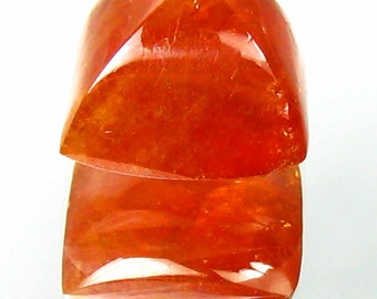 10.52 Ct Hilarious SUGARLOAF (10 x 10 mm)100% Natural Fancy Orange Spessertite "Mid Year Mega  Offer""Watch Video link in Description"#37450