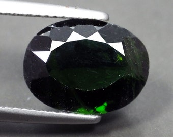 5.60 Ct Glamorous Oval Cut (12 x 9 mm) 100% Natural Green Chrome Diopside "Mid Year Mega  Offer" "Watch Video link in Description"#40107