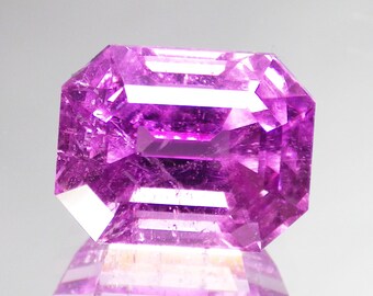 13.41 Ct Octagon (14 x 11 mm) 100% Natural Afghanistan Pink Kunzite Gems "Mid Year Mega  Offer" "Watch Video link in Description"#39919