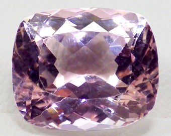 6.60 Ct Topclass Cushion (11 x 10 mm) 100% Natural Afghanistan Pink Kunzite "Mid Year Mega  Offer" "Watch Video link in Description"#40258