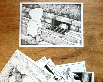 10 Postcards with various Motives