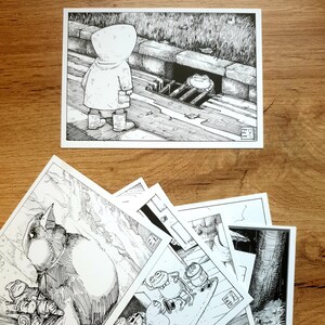10 Postcards with various Motives