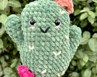 Cactus Girl Plush Crochet Toy Stuffed