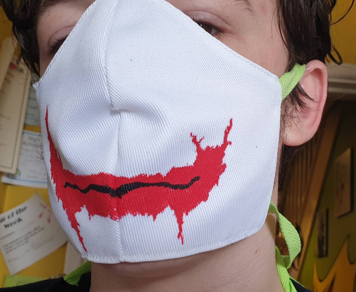 Joker face mask. Personal protection Etsy