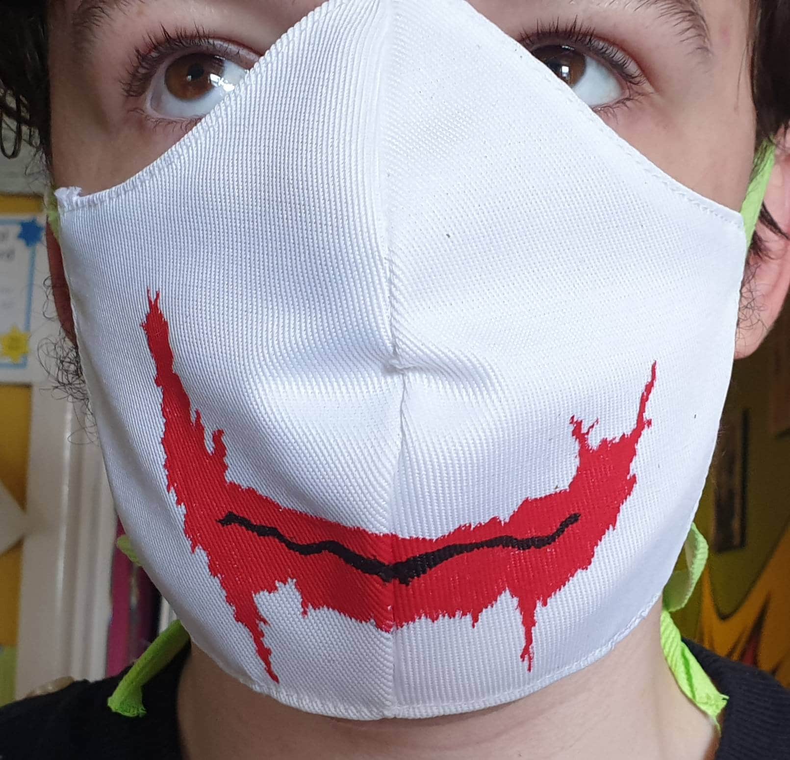 Joker face mask. Personal protection Etsy