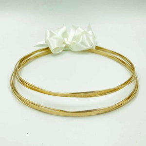 Handmade 24K Gold Plated STEFANA: Greek Orthodox Wedding Crowns