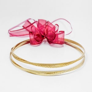 Gold Hammered Wedding Stefana Crowns: Greek Orthodox Tiaras