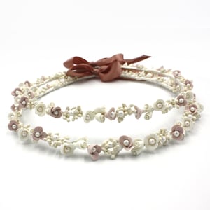 Handmade Porcelain Flower Stefana: Vintage Wedding Crowns