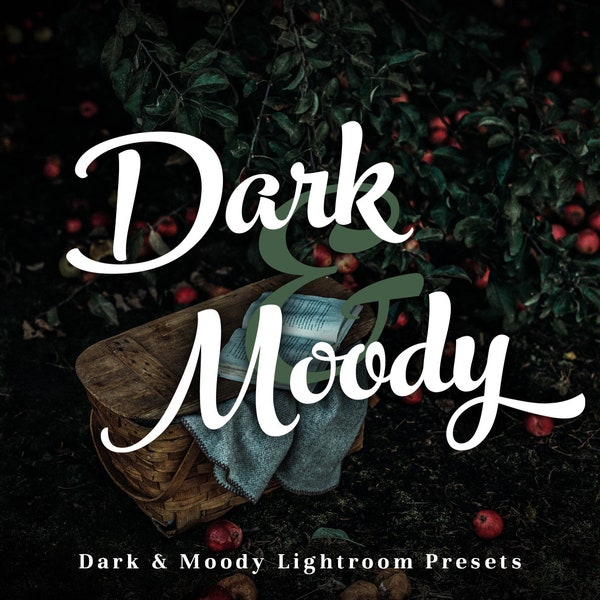 12 Dark & Moody Lightroom Presets - Mobile + Desktop Moody edits lightroom for consistent themed feed, moody, black tones, editing photos